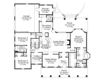 1st Floor Plan, 042H-0026