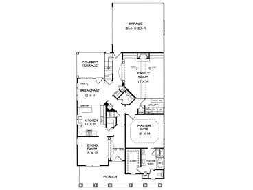 1st Floor Plan, 019H-0104