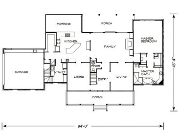 1st Floor Plan, 008H-0047