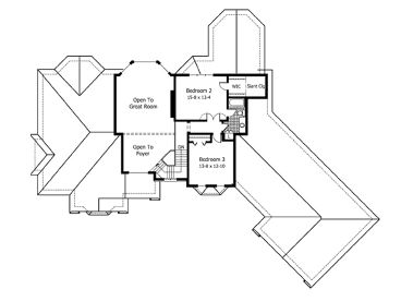 2nd Floor Plan, 023H-0053