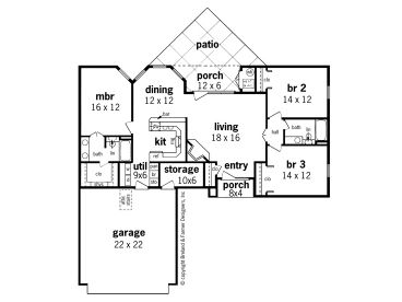 Floor Plan, 021H-0051