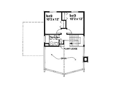 2nd Floor Plan, 032H-0060
