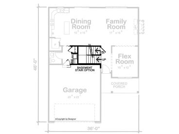 Opt. Floor Plan, 031H-0525