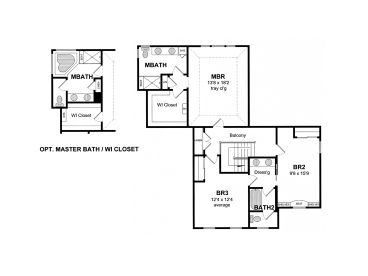 2nd Floor Plan, 014H-0087