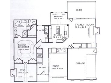 1st Floor Plan, 045H-0024
