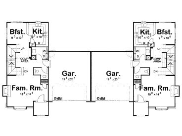 1st Floor Plan, 031M-0058