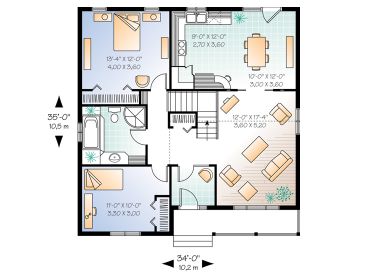 Floor Plan, 027H-0122