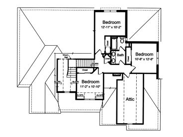 2nd Floor Plan, 046H-0156