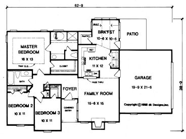 Floor Plan, 019H-0116