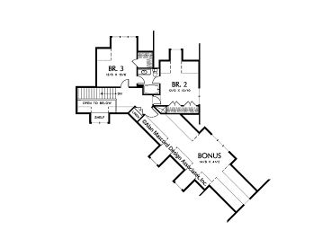 2nd Floor Plan, 034H-0028