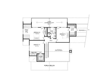 2nd Floor Plan, 062H-0114