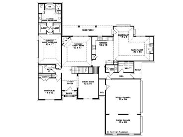 1st Floor Plan, 006H-0108