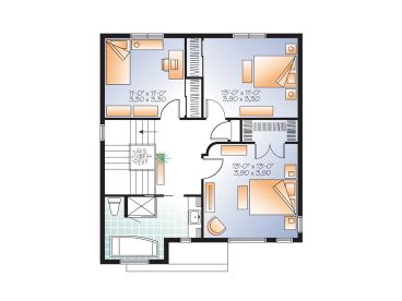 2nd Floor Plan, 027H-0335