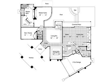 1st Floor Plan, 043H-0149