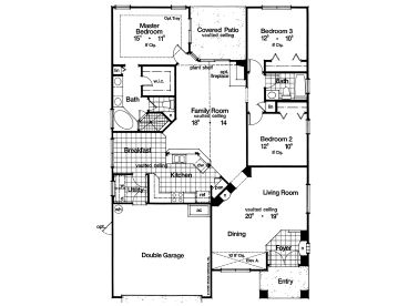 Floor Plan, 043H-0042