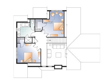 2nd Floor Plan, 027H-0229
