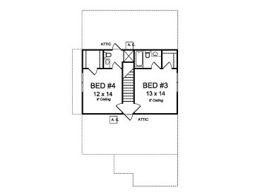2nd Floor Plan, 059H-0199