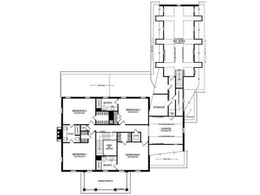 2nd Floor Plan, 063H-0163