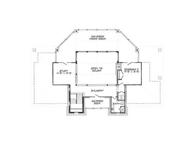 2nd Floor Plan, 008H-0044
