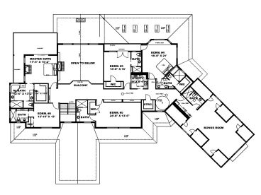 2nd Floor Plan, 012H-0318