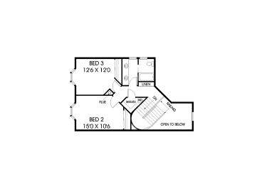 2nd Floor Plan, 013H-0080