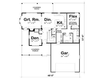 1st Floor Plan, 031H-0249