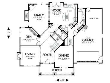 1st Floor Plan, 034H-0123