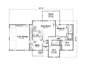 1st Floor Plan, 046H-0078
