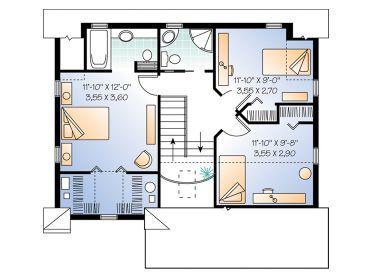 2nd Floor Plan, 027H-0013