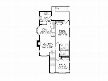2nd Floor Plan, 020M-0033