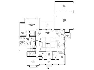 1st Floor Plan, 006H-0192