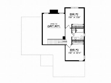 2nd Floor Plan, 020H-0066