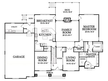 1st Floor Plan, 049H-0004
