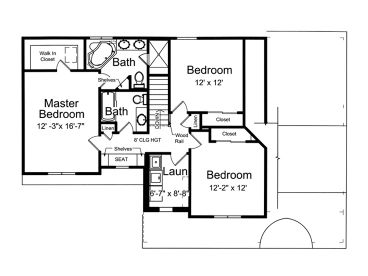 2nd Floor Plan, 046H-0133