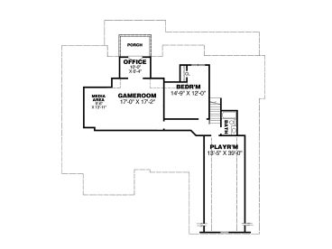 2nd Floor Plan, 011H-0042