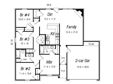 Floor Plan, 061H-0034