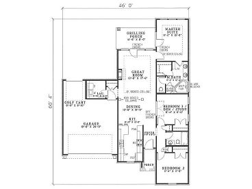 Floor Plan, 025H-0049