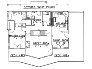 1st Floor Plan, 012H-0065