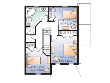 2nd Floor Plan, 027H-0036