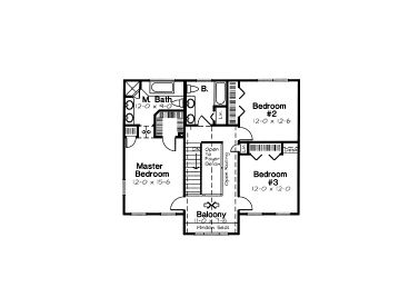 2nd Floor Plan, 047H-0038