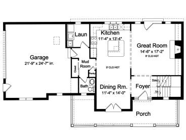1st Floor Plan, 046H-0071
