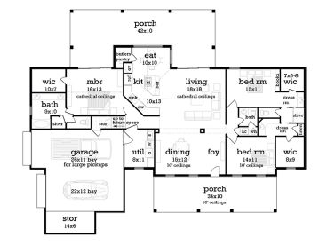 1st Floor Plan, 021H-0271