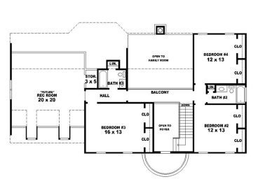 2nd Floor Plan, 006H-0073