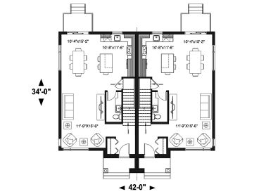 1st Floor Plan, 027M-0079