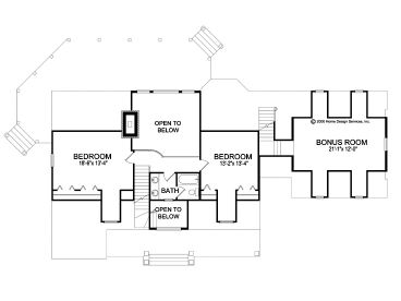2nd Floor Plan, 043H-0249