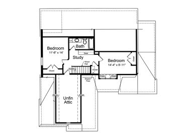 2nd Floor Plan, 046H-0112
