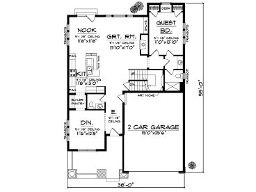 1st Floor Plan, 020H-0192