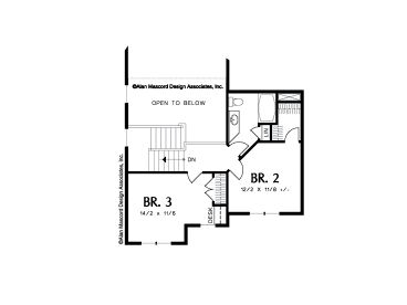 2nd Floor Plan, 034H-0156