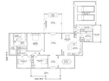 Floor Plan, 062H-0013
