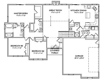 Floor Plan, 048H-0050